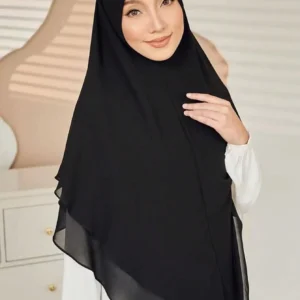 جاهز للارتداء حجاب فوري للنساء المسلمات بغطاء كامل لغطاء الرأس