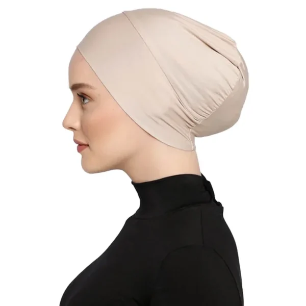 حجاب نسائي رياضي مشروط إسلامي أسود غطاء سفلي عباية إسلامية حجاب عبايات جيرسي عمامة عمامة لفافة الرأس قبعة نسائية - Image 2