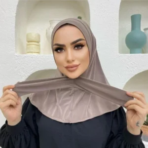 جديد لحظة جيرسي الحجاب Undercap الحجاب للمرأة المسلمة النساء الحجاب غطاء كامل قفل المفاجئة أشرطة رأس وشاح الإسلام عمامة