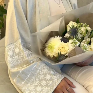 تطريز أنيق كيمونو رداء مسلم كبير الحجم Syari أنثى كامل طول ملابس خارجية إسلامية خدمة العبادة عباية مع حزام wy1946