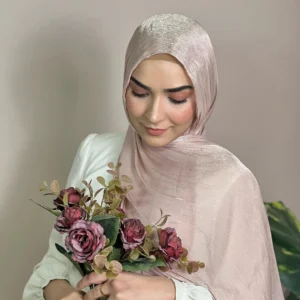قسط لامعة الشيفون الحجاب الماليزية النساء الأوشحة شال طويل الشيفون التجعيد شال الإناث الإسلامية تنفس الحجاب