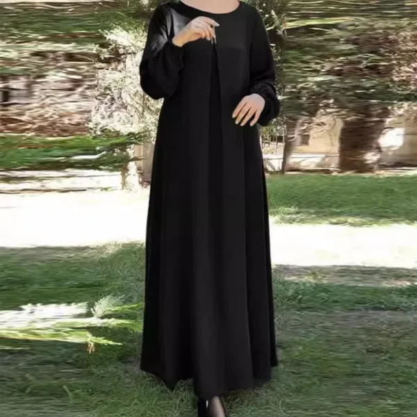 فستان إسلامي طويل للنساء ، عباية ، دبي ، المملكة العربية السعودية ، مغربي ، مغربي ، مغربي ، رمضان ، رمضان ، إسلامي ، مغربي - Image 3