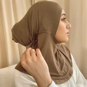 الجملة جاهزة للذهاب ارتداء الحجاب الفوري للسيدات التعادل الخلفي قسط جودة جيرسي وشاح القطن غطاء الرقبة حجاب المرأة المسلمة