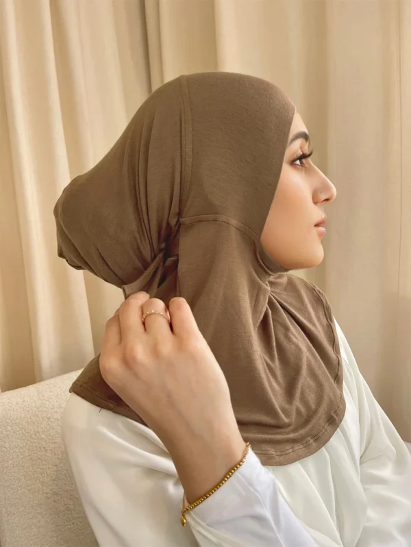 الجملة جاهزة للذهاب ارتداء الحجاب الفوري للسيدات التعادل الخلفي قسط جودة جيرسي وشاح القطن غطاء الرقبة حجاب المرأة المسلمة